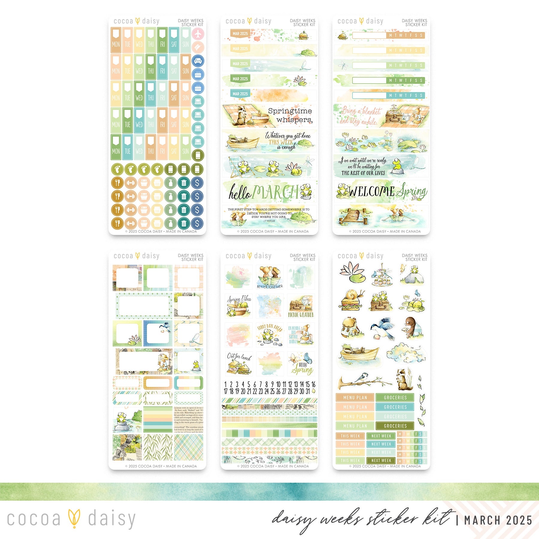 Daisy Weeks Sticker Kit Subscription - 1 month