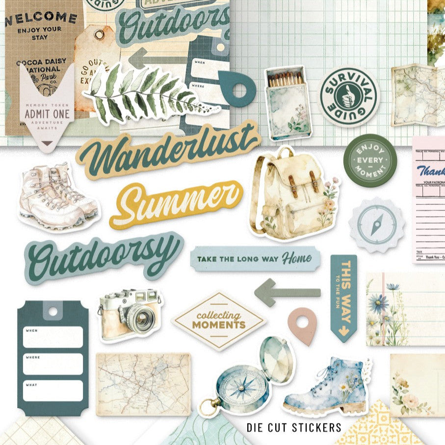 Along The Path Die Cuts from the Scrapbooking Kit - August 2026