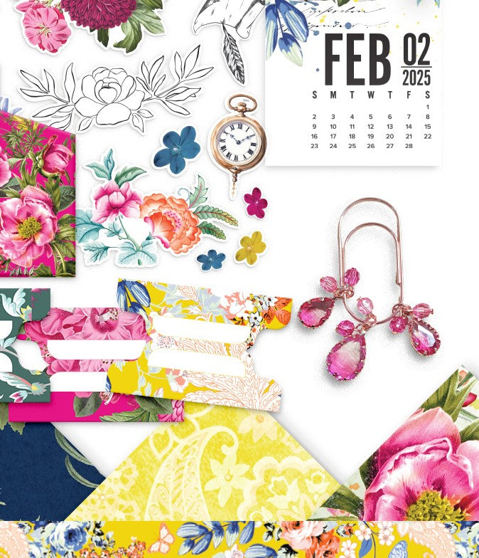 Penelope Beaded Charm Clip - February 2025