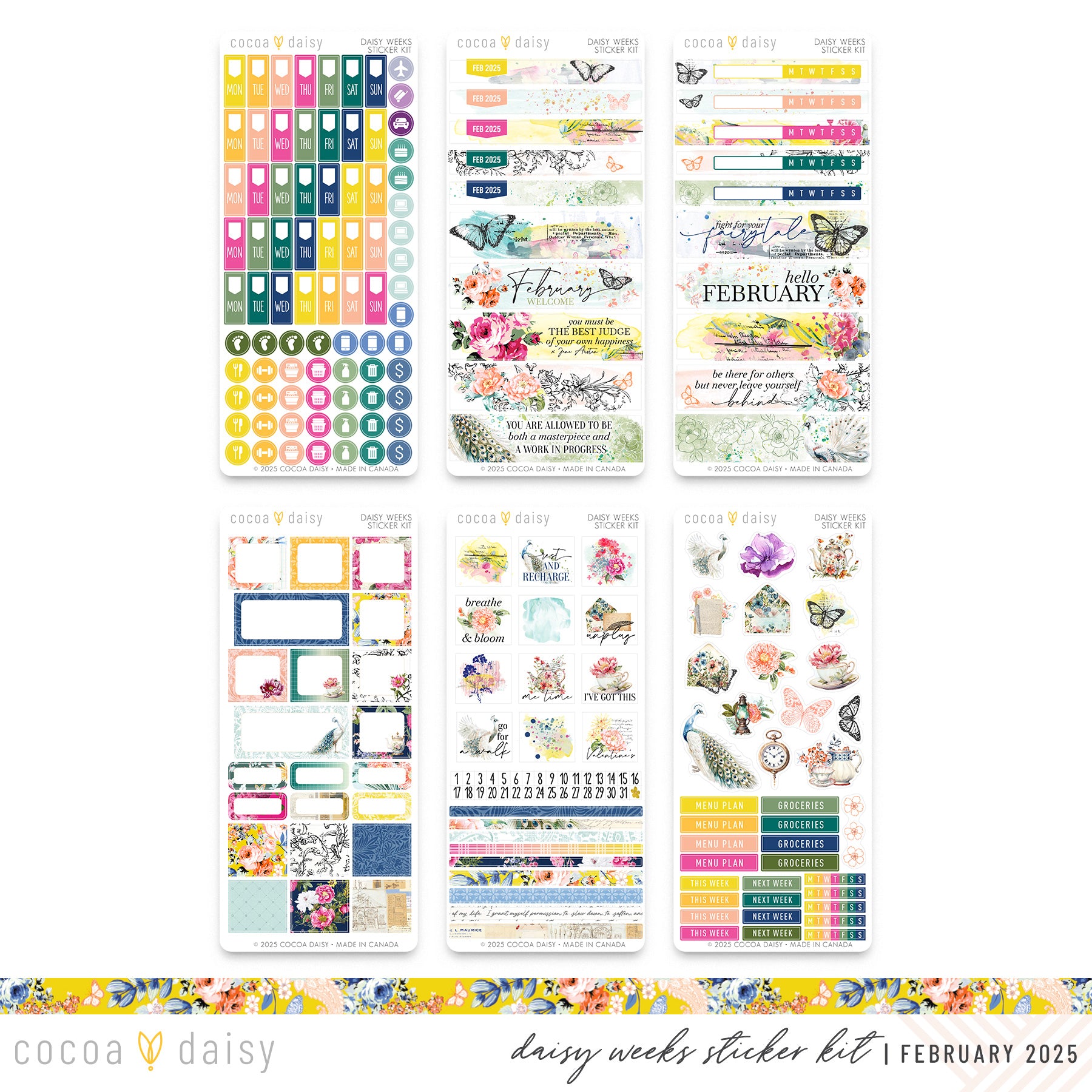 Daisy Weeks Sticker Kit Subscription - 1 month