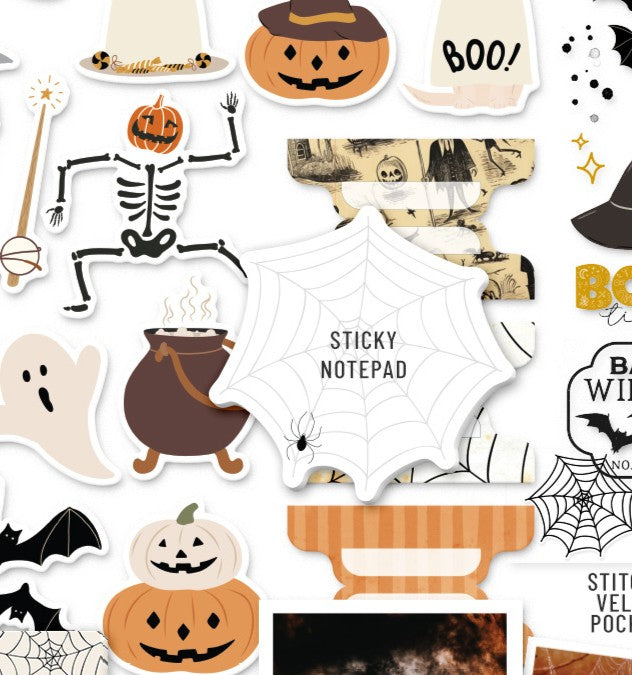 Halloween 2025 "Spiderweb" Sticky Notes