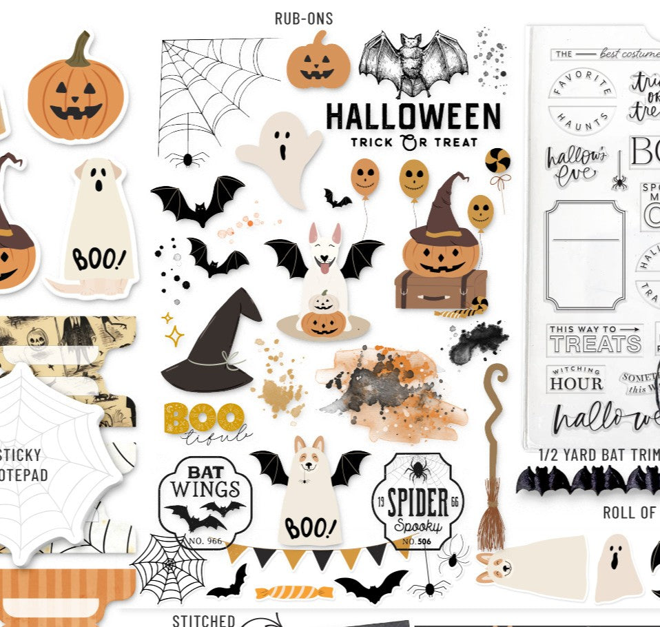 Halloween Bonus Kit 2025 Rub On Transfers  - October 2025