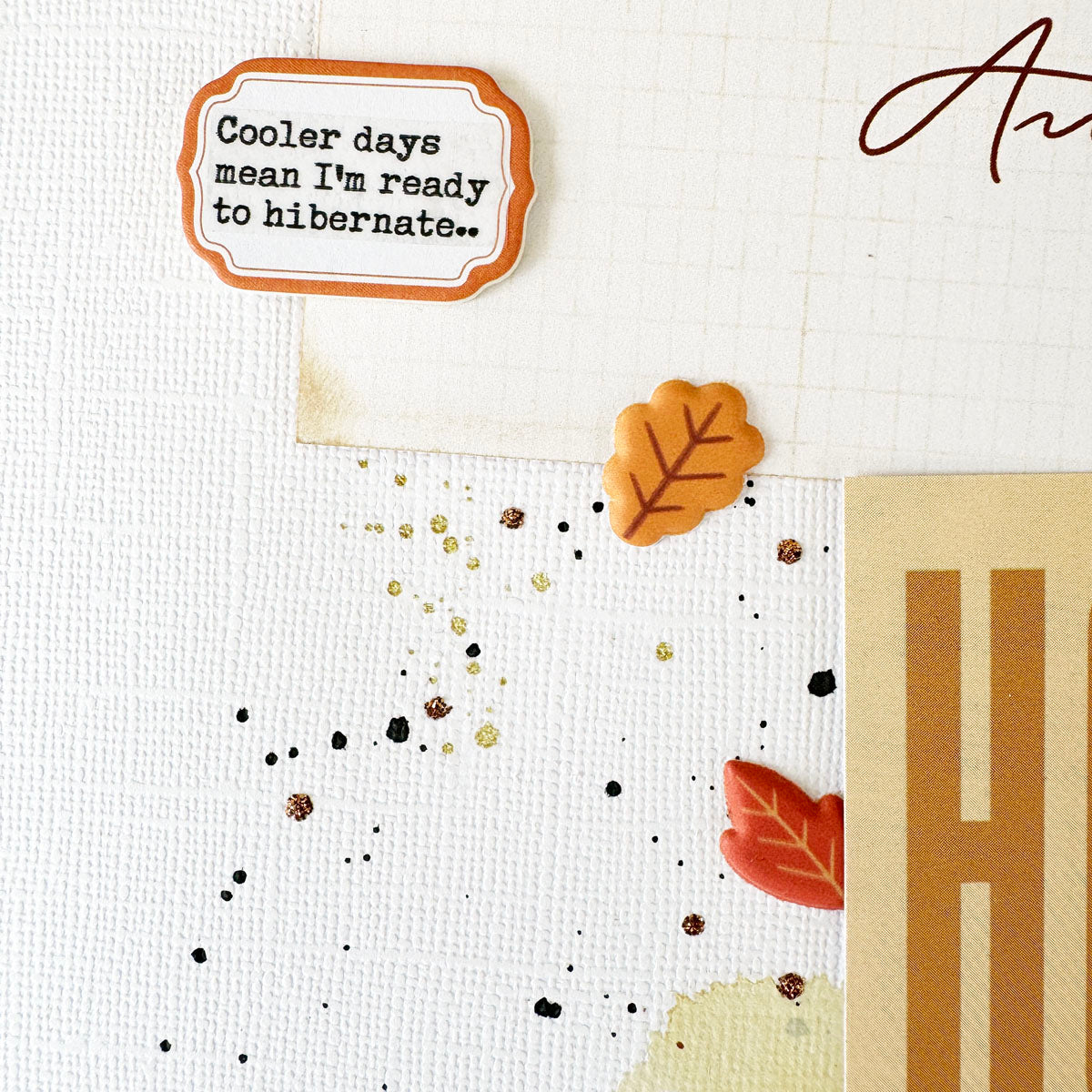 Cozy Season Scrapbooking Kit - No Add Ons - October 2024