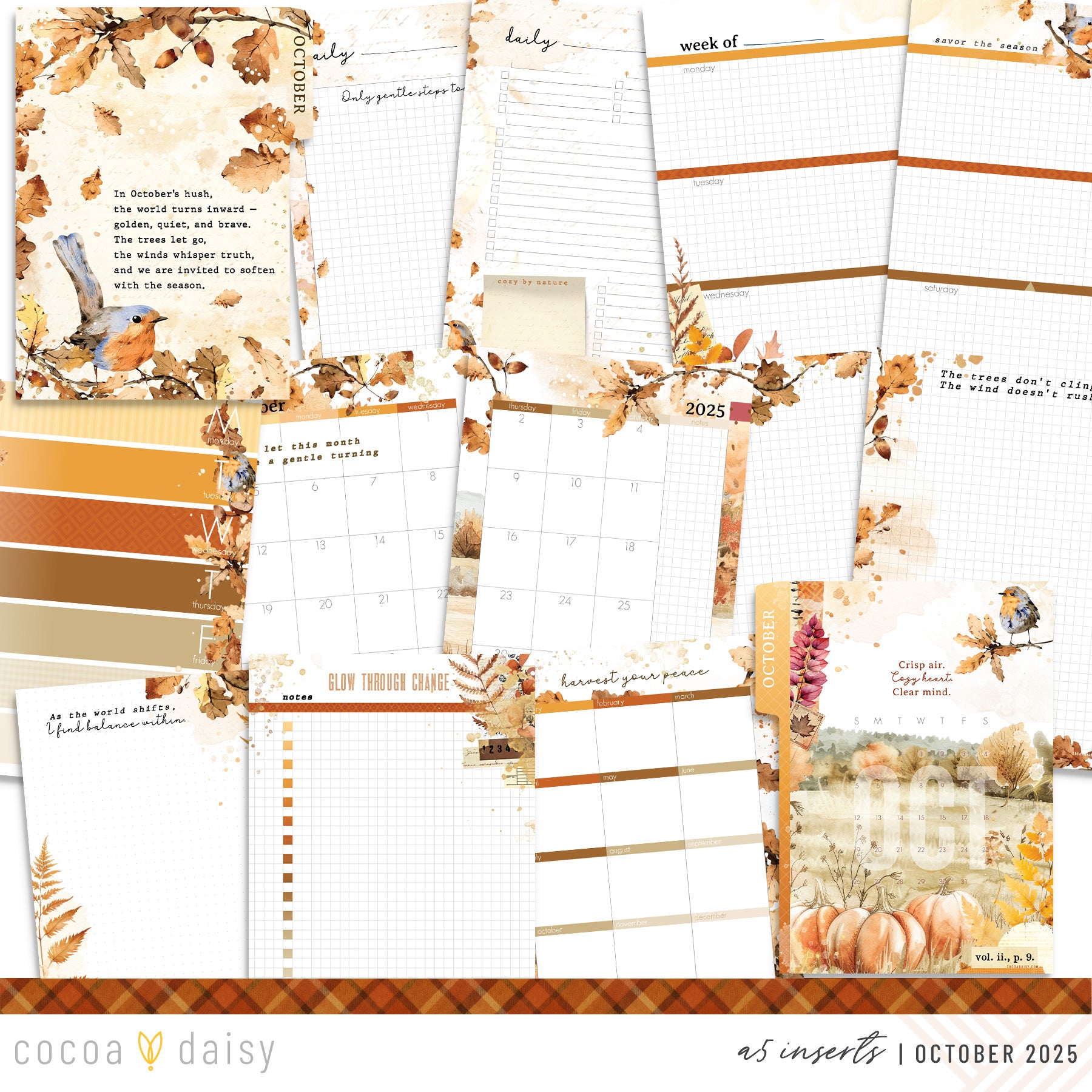 Insert or Notebook Only Subscription - Choose your size - 1 month