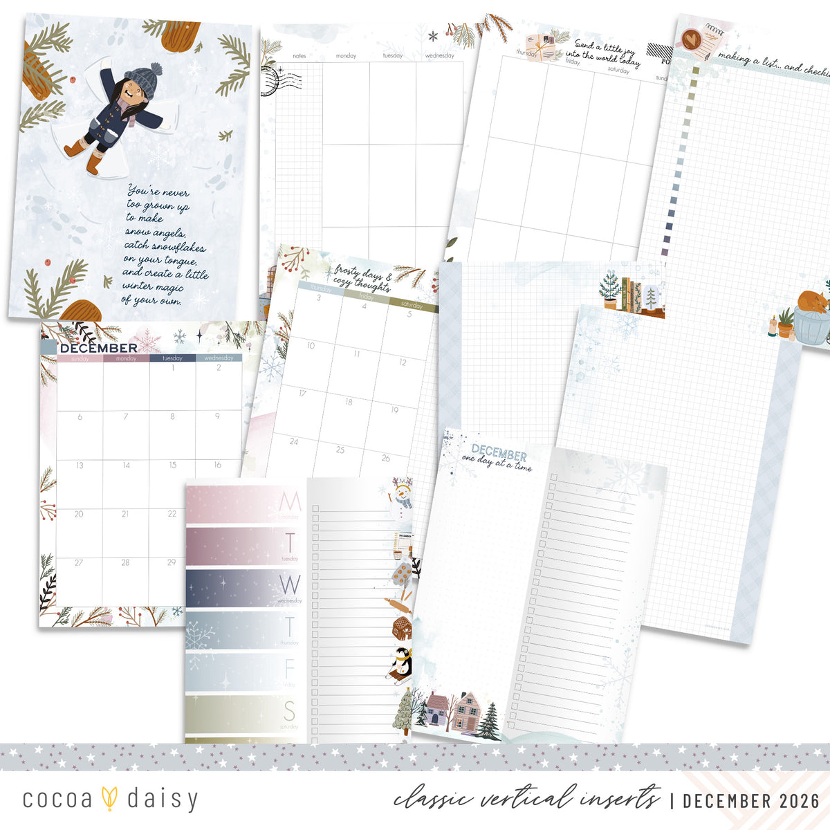 Insert or Notebook Only Subscription - Choose your size - 1 month