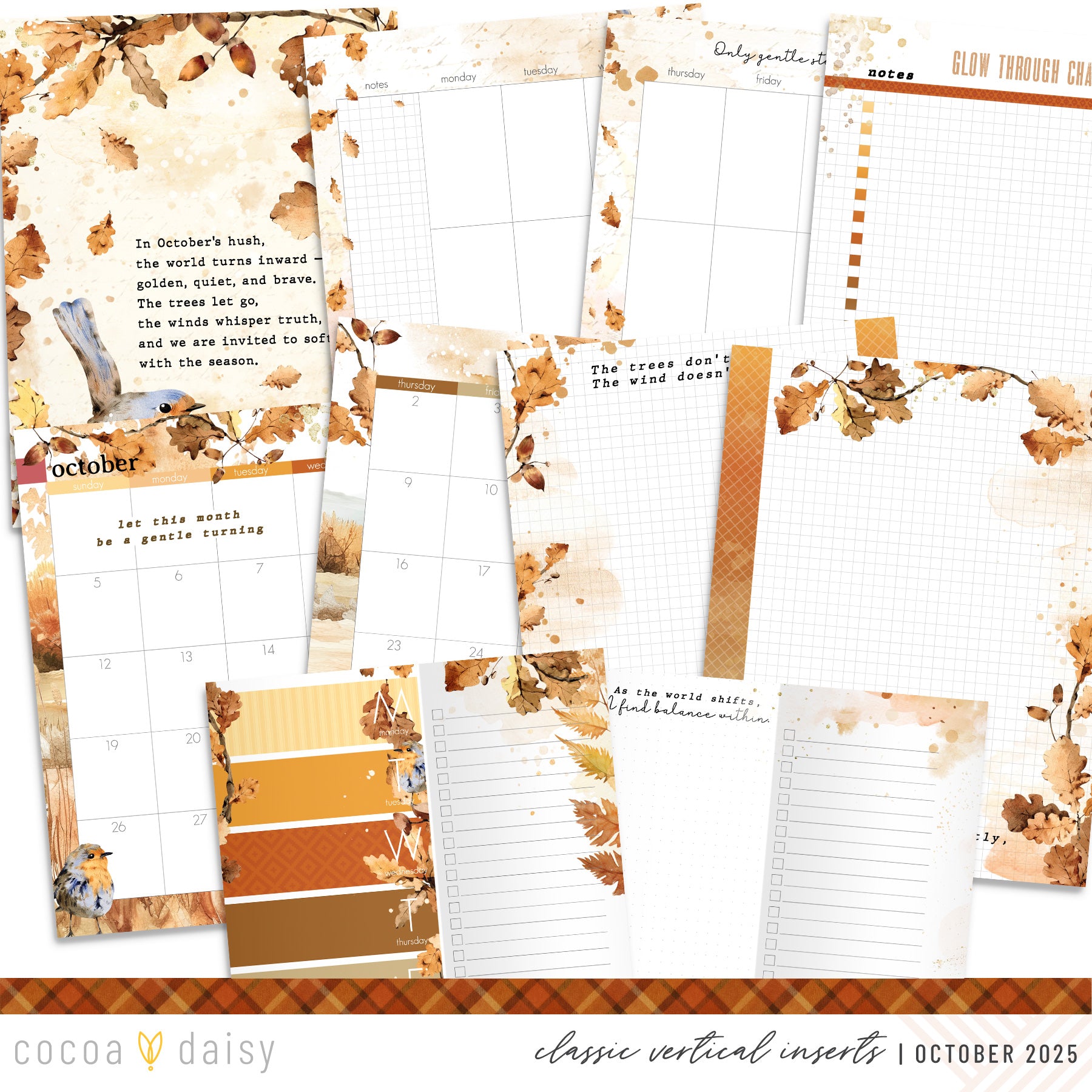 Insert or Notebook Only Subscription - Choose your size - 1 month