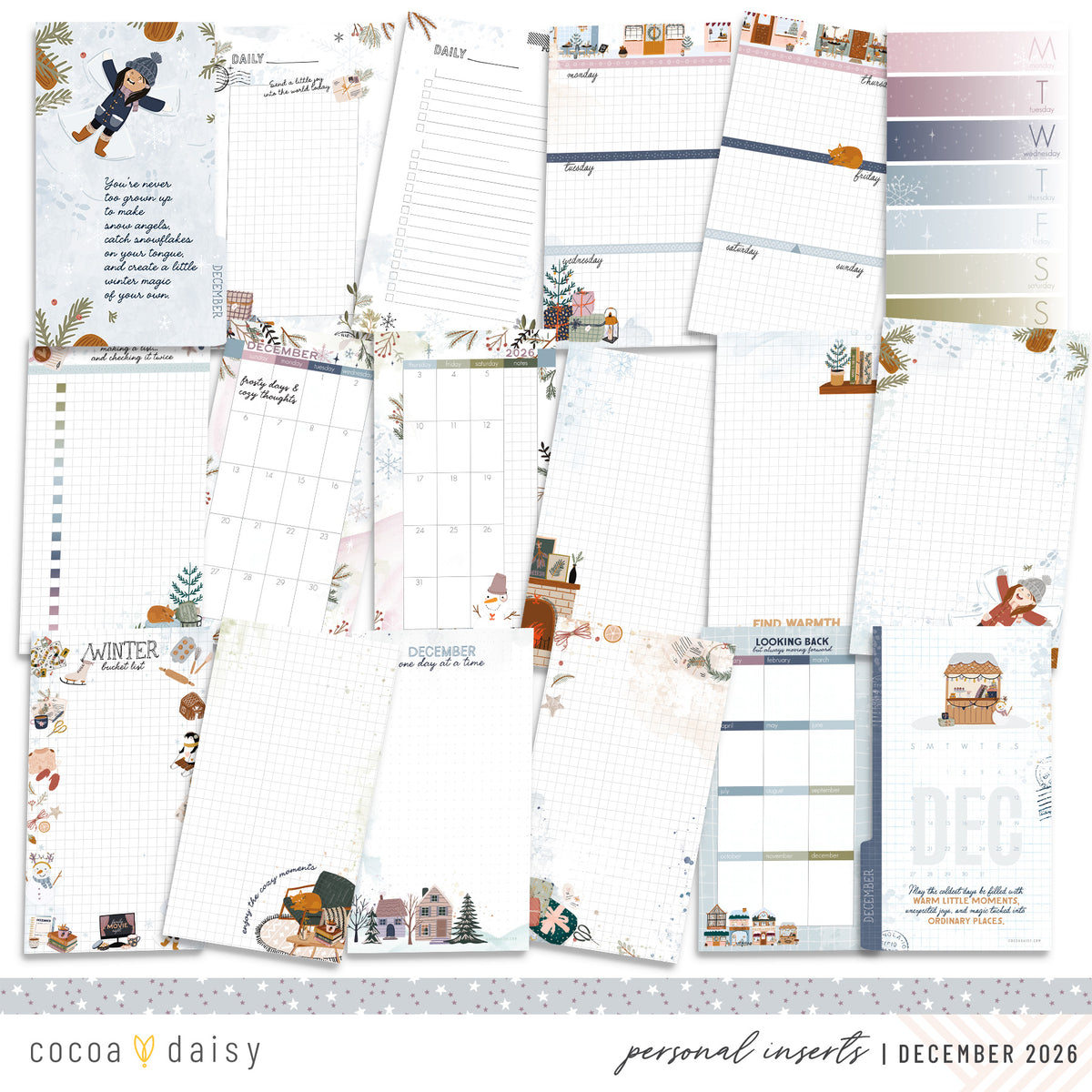Insert or Notebook Only Subscription - Choose your size - 1 month