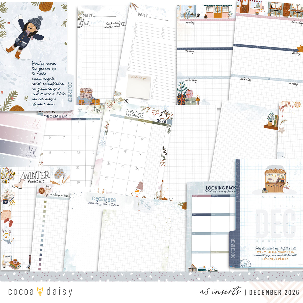 Insert or Notebook Only Subscription - Choose your size - 1 month