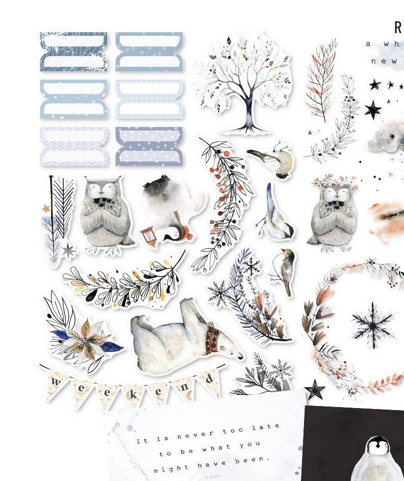 Nordic Nights Die Cuts from the Creative Kit - January 2025