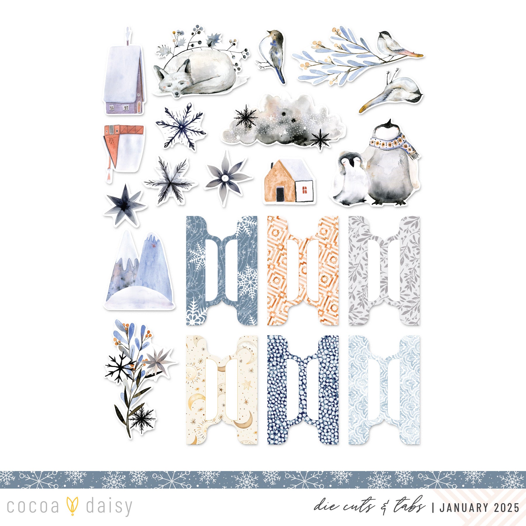 Nordic Nights Planner Kit - Choose your insert or notebook - January 2025