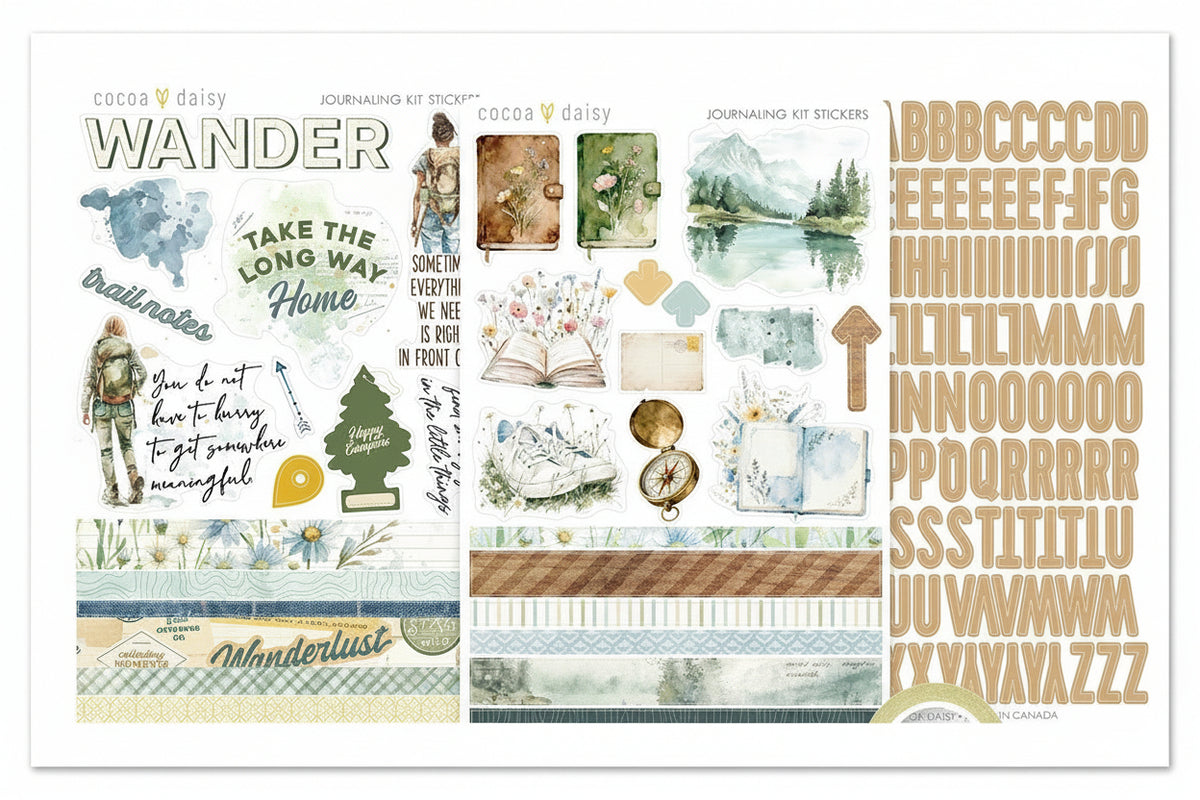 Along The Path Journaling Sticker Kit ONLY - August 2026