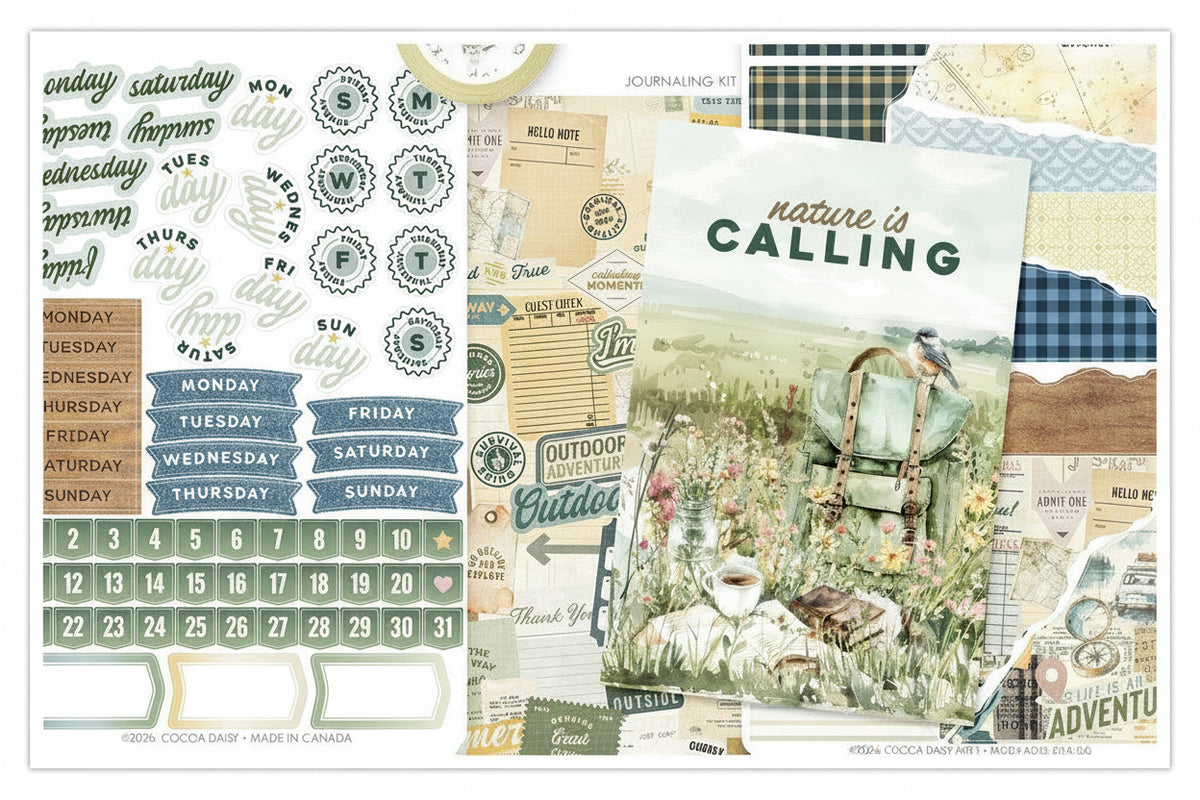 Along The Path Journaling Sticker Kit ONLY - August 2026