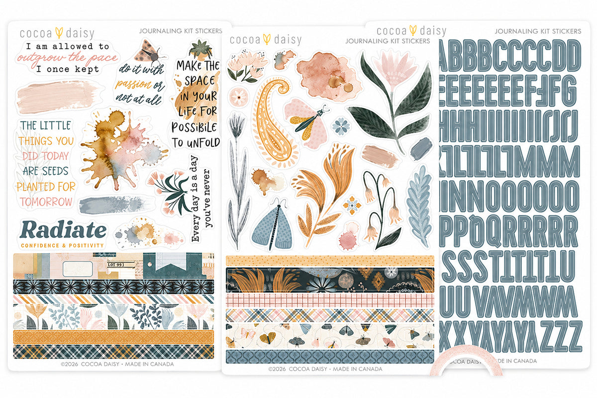 Marigold & Honey Journaling Sticker Kit ONLY - September 2026