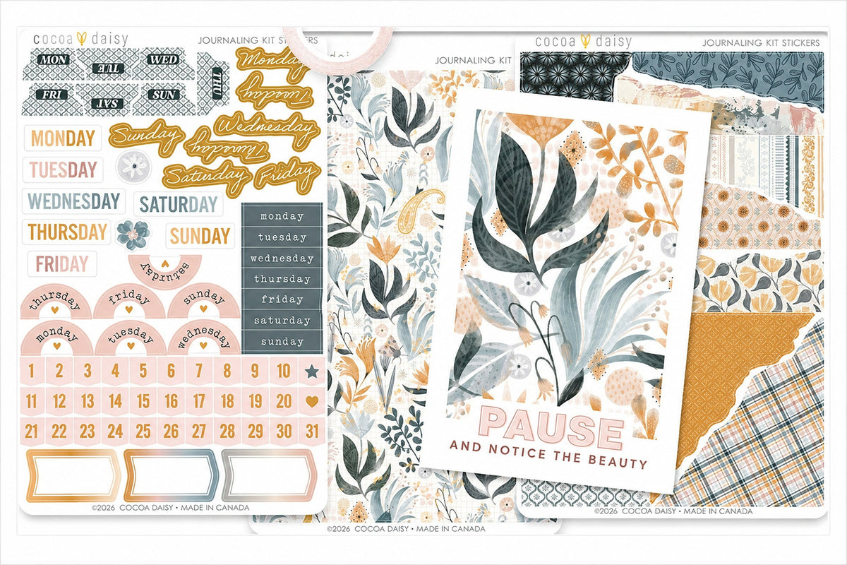 Marigold & Honey Journaling Sticker Kit ONLY - September 2026