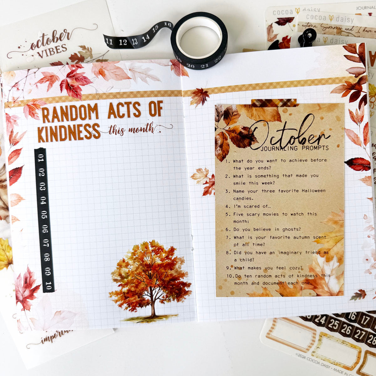 Cozy Season Journaling Kit October 2024