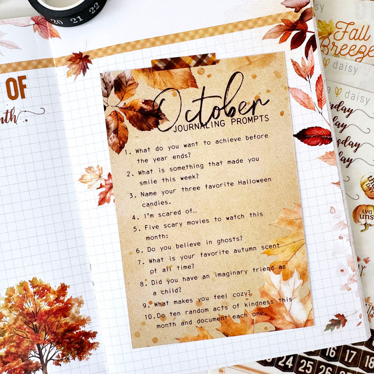 Cozy Season Journaling Kit October 2024