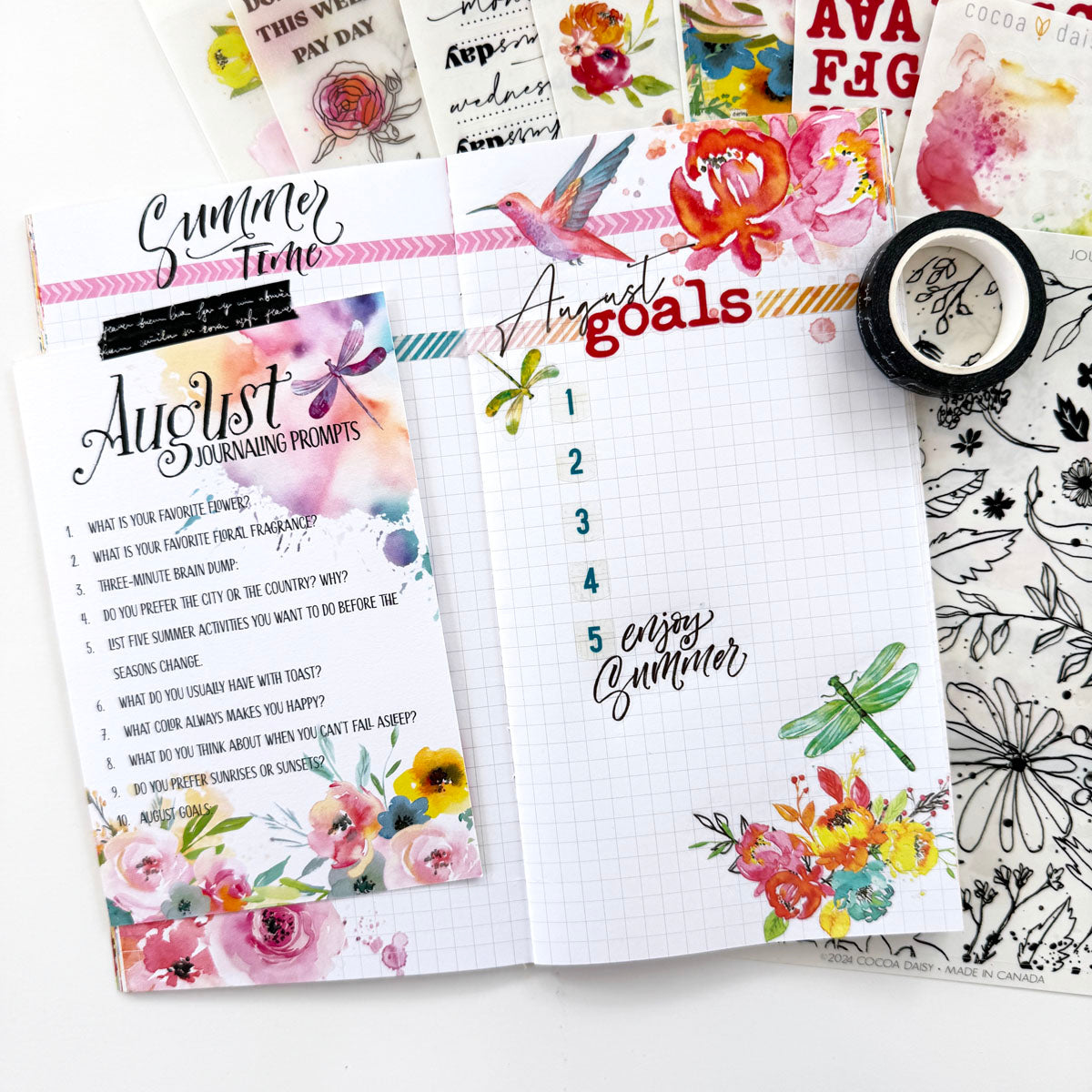 Sun-drenched Journaling Kit August 2024