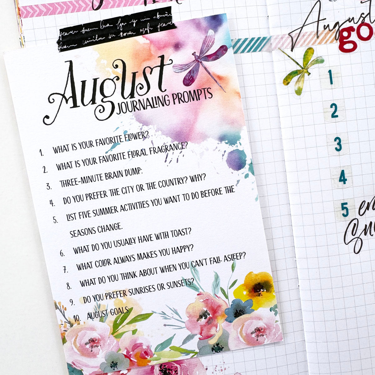 Sun-drenched Journaling Kit August 2024