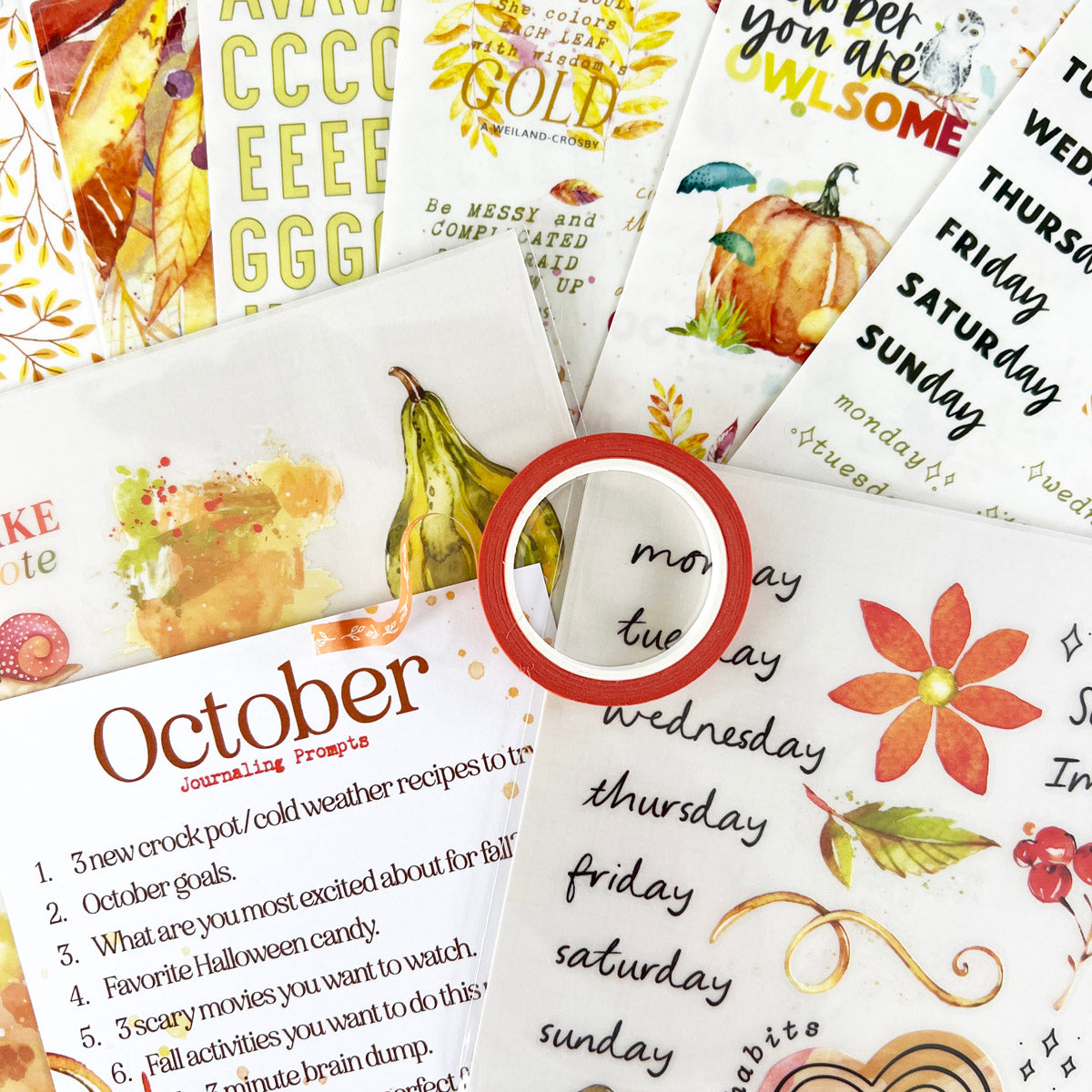 Autumn Whispers Journaling Kit October 2023