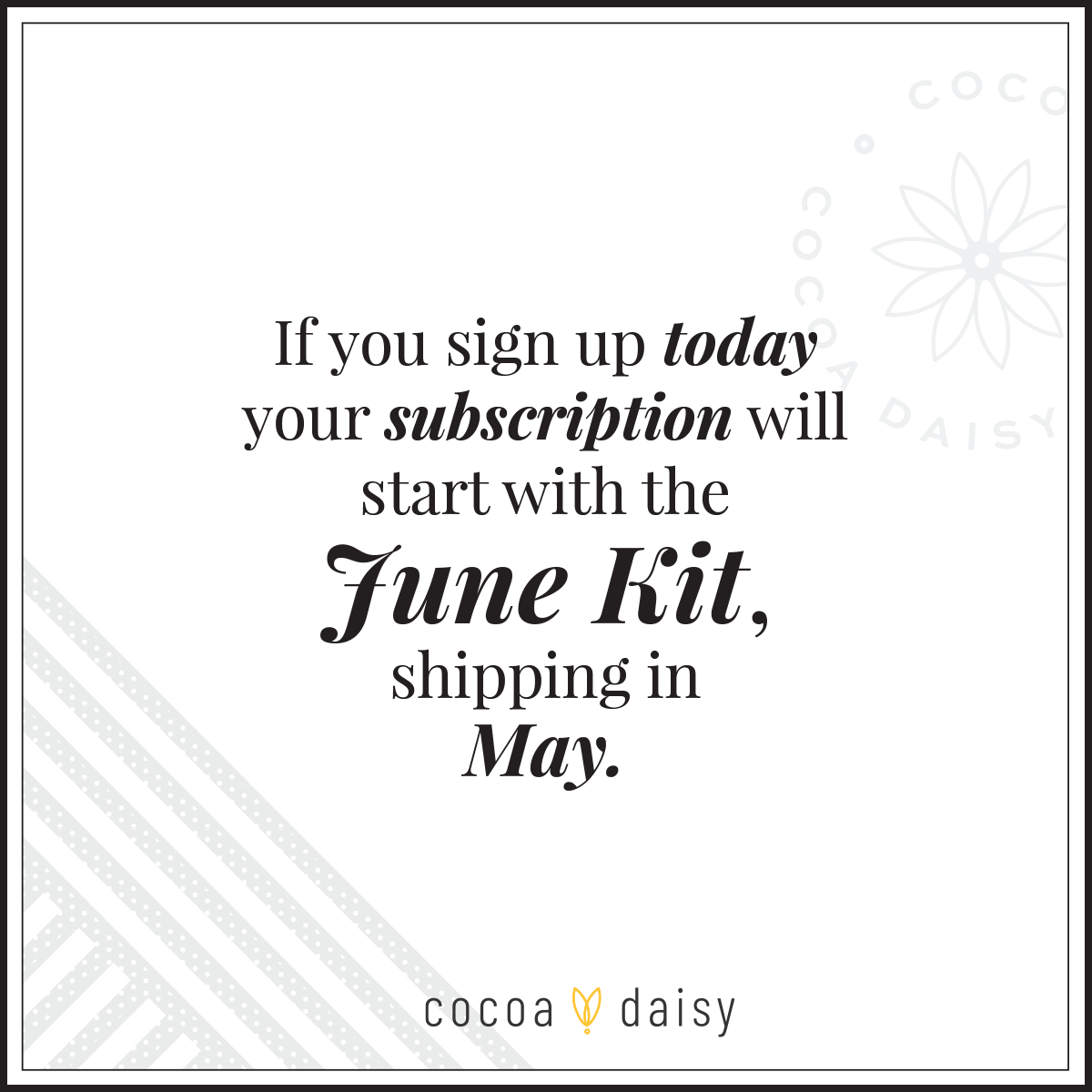 Stationery Kit Subscription - 1 month