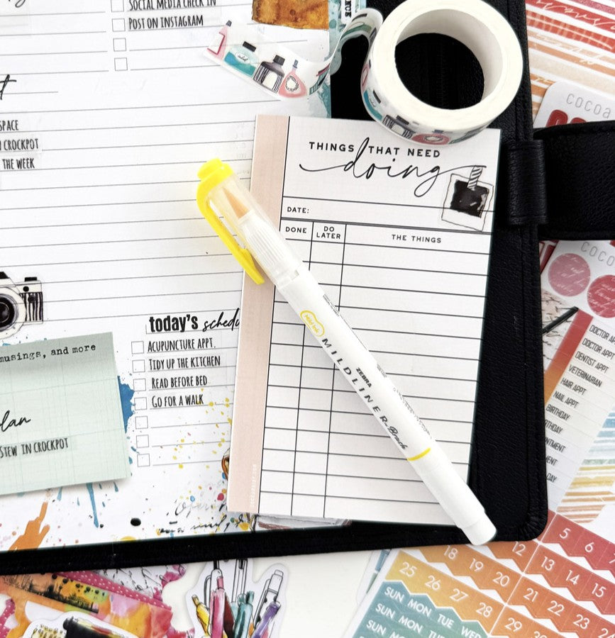 Zebra Brush Highlighter - Lemon Yellow