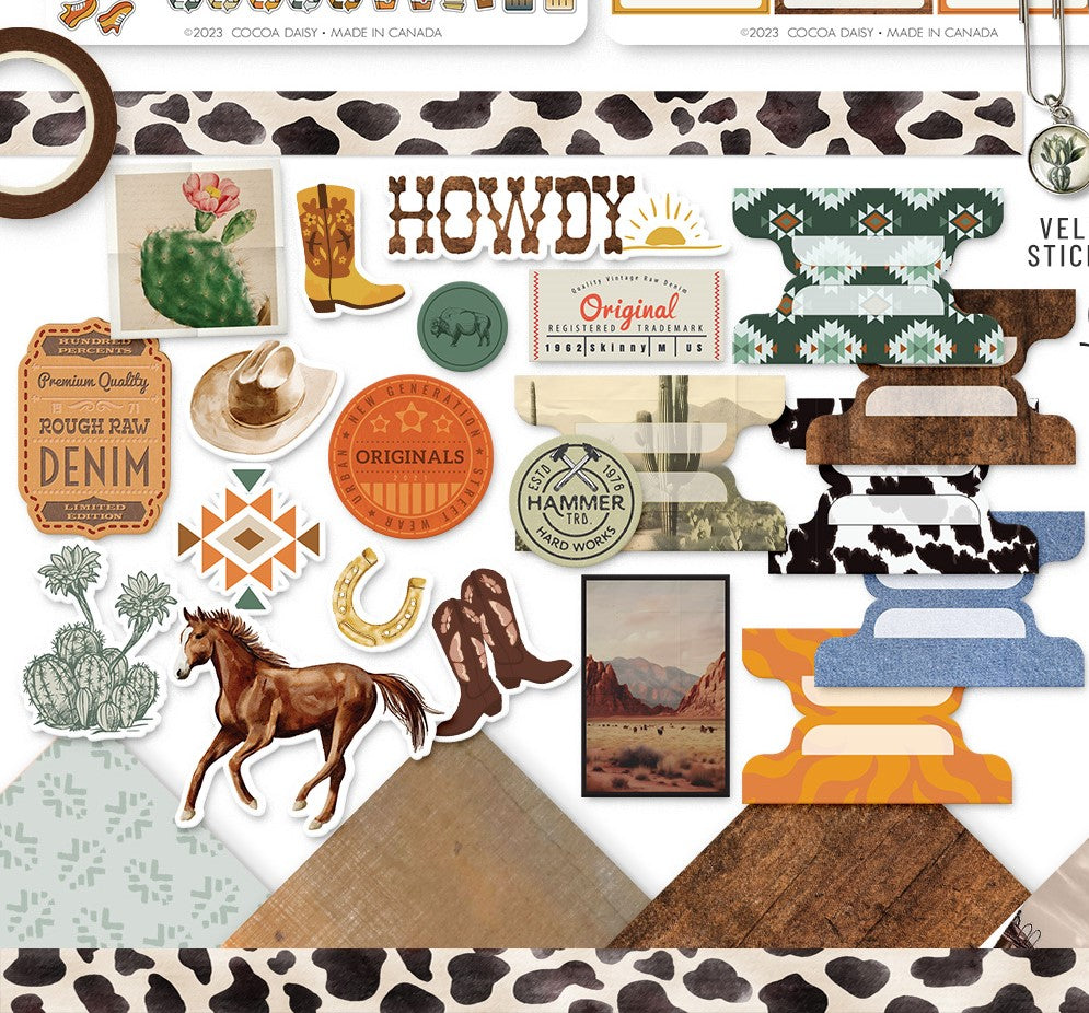 Big Sky Die Cuts & Tabs from the Planner Kit - March 2024