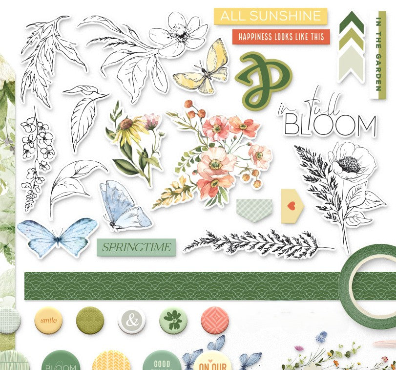 From The Garden Die Cuts from the TNMK Kit - May 2024