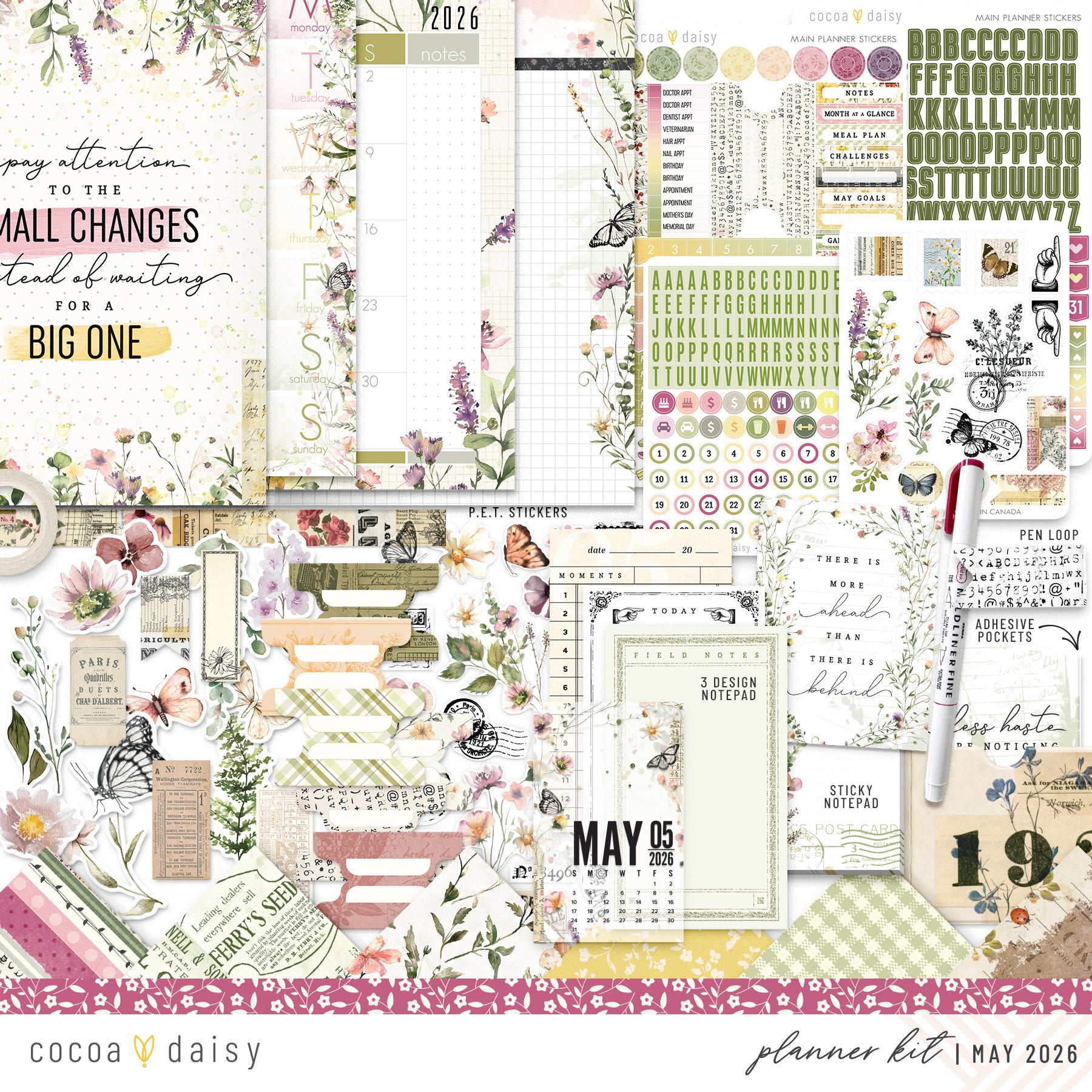 Planner Kit Subscription - Choose your insert or notebook - 1 month