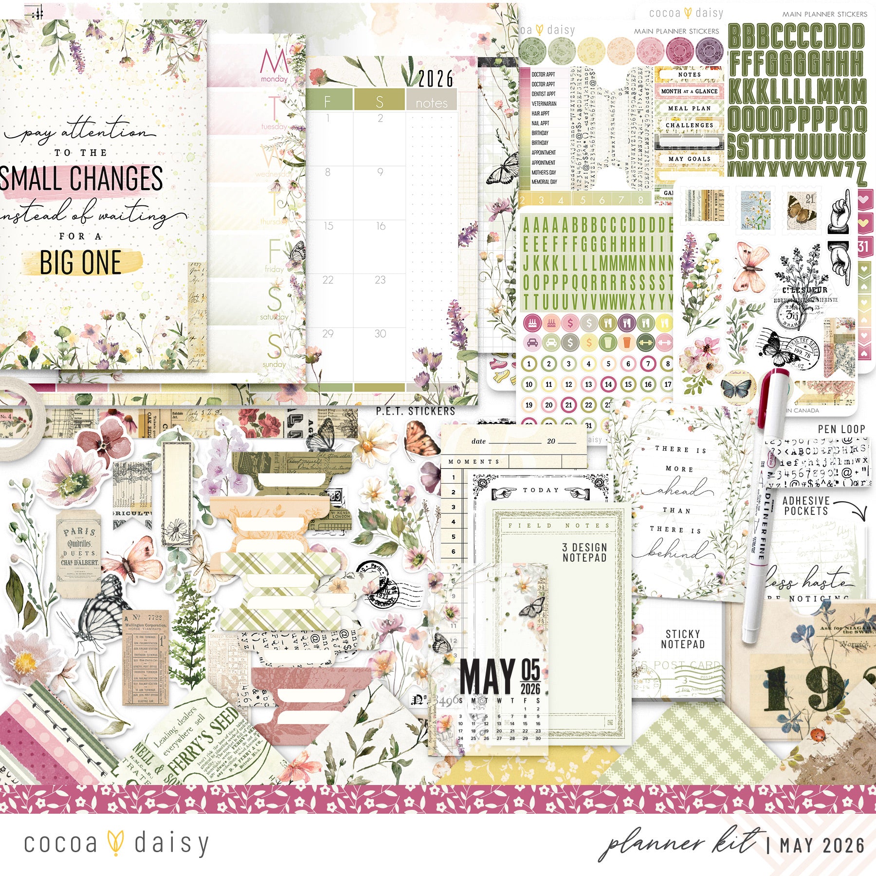 Planner Kit Subscription - Choose your insert or notebook - 1 month