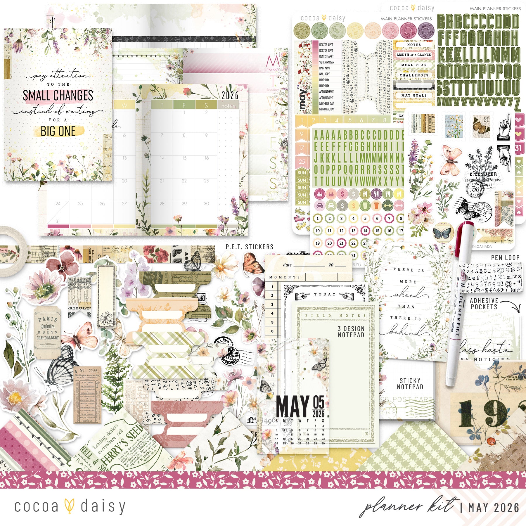 Planner Kit Subscription - Choose your insert or notebook - 1 month