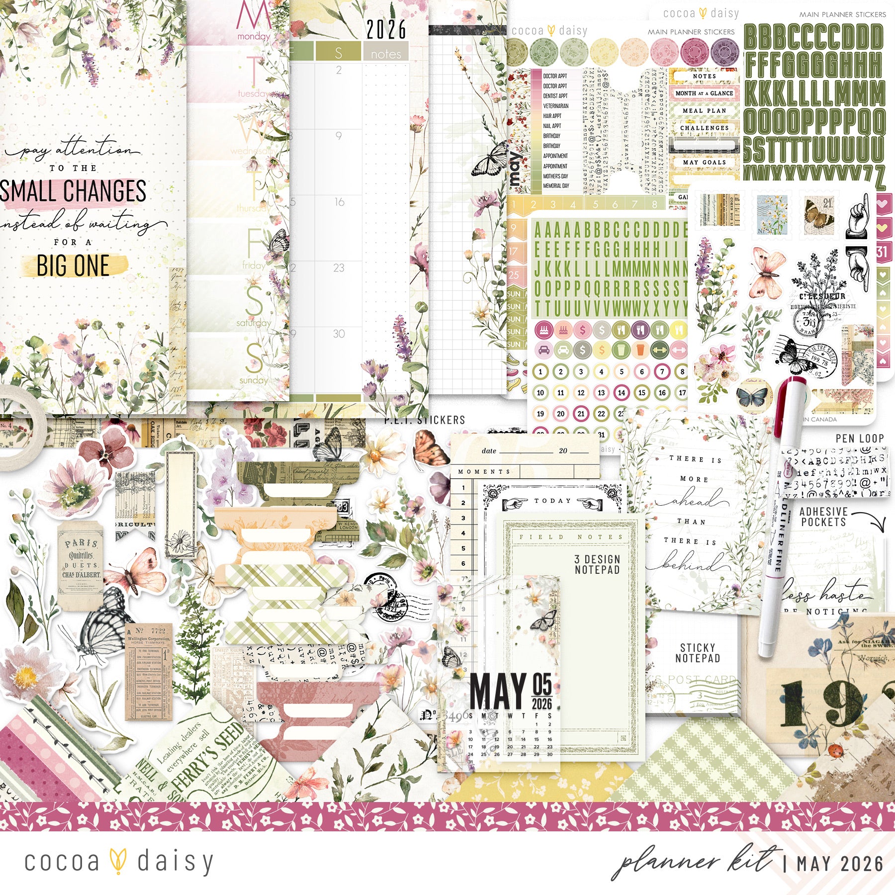 Planner Kit Subscription - Choose your insert or notebook - 1 month