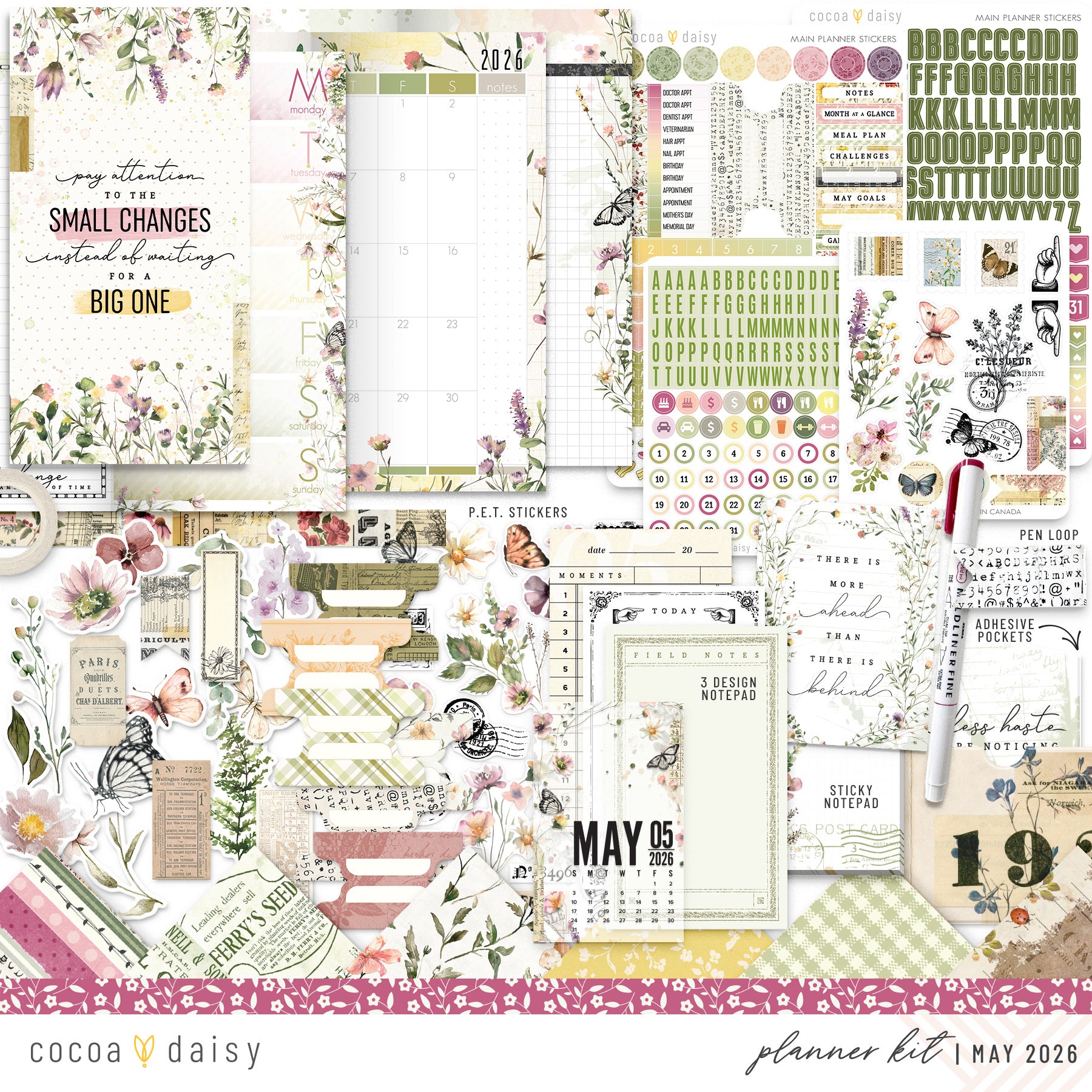 Planner Kit Subscription - Choose your insert or notebook - 1 month