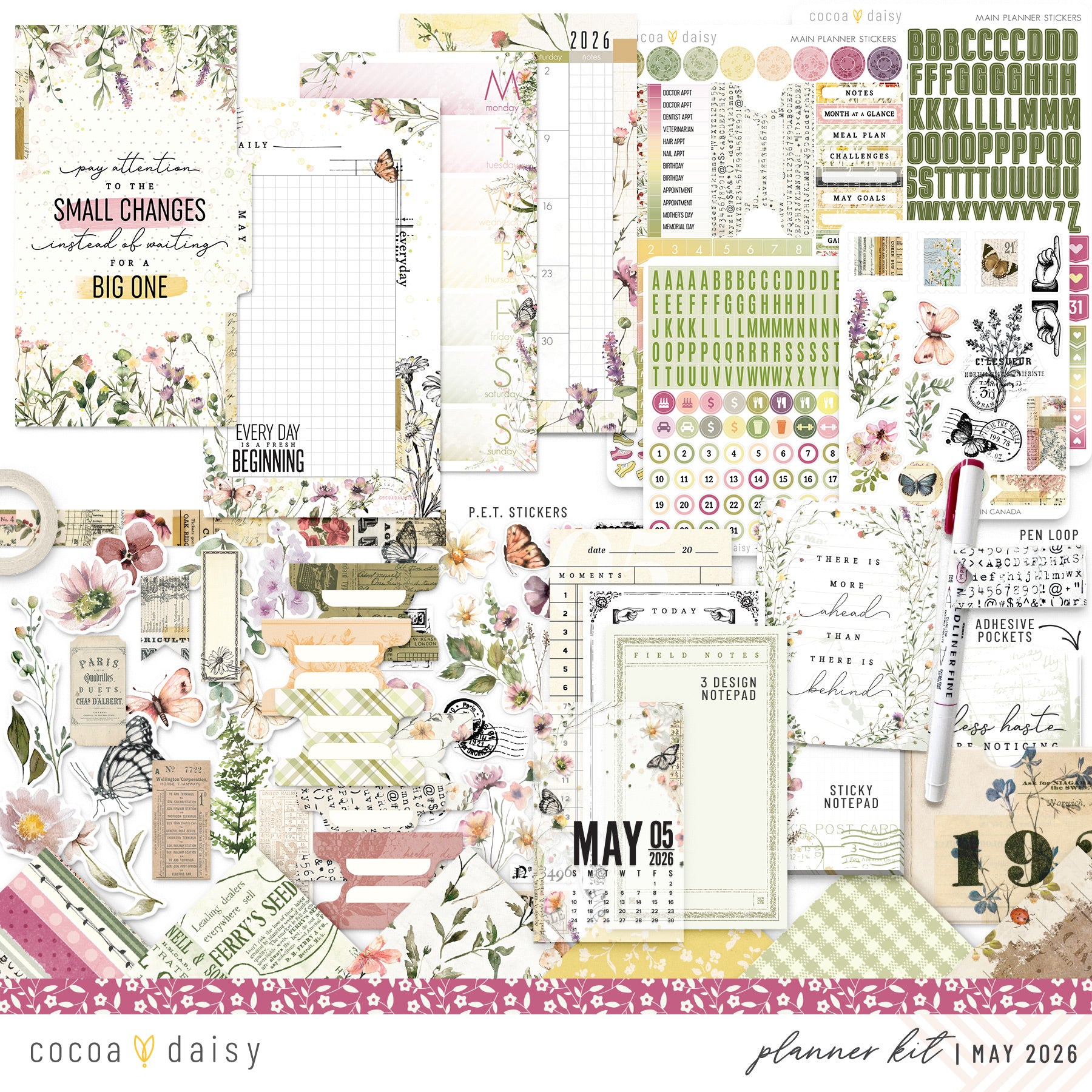 Planner Kit Subscription - Choose your insert or notebook - 1 month