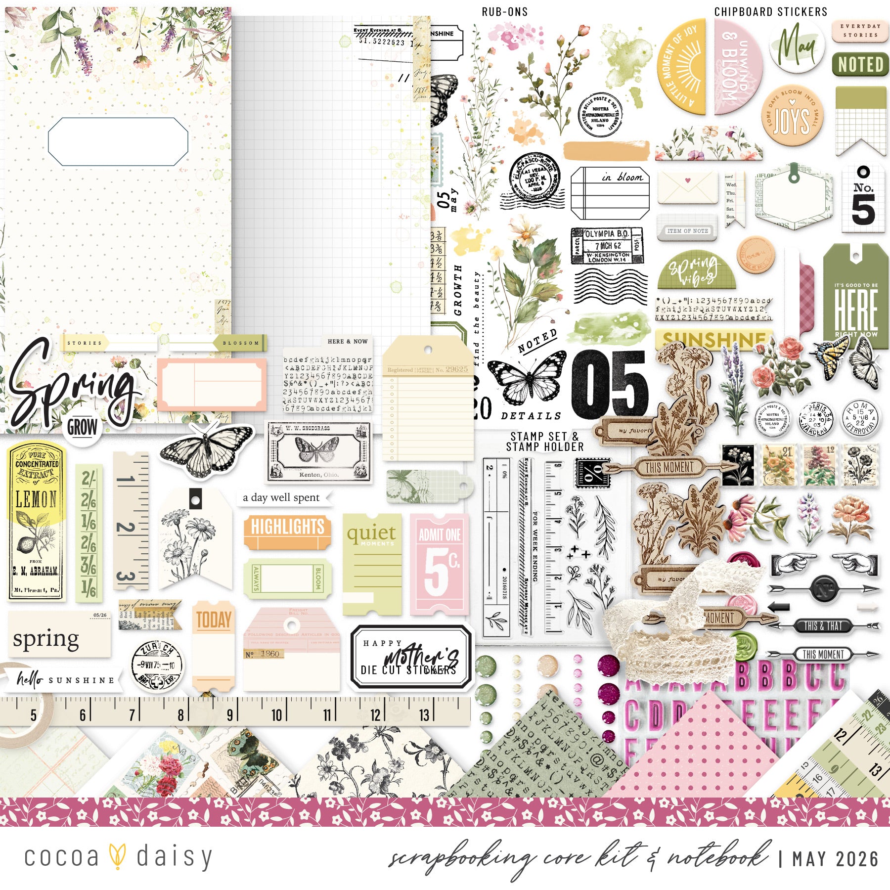 Scrapbooking Kit Subscription - Choose Your Add On - 1 month