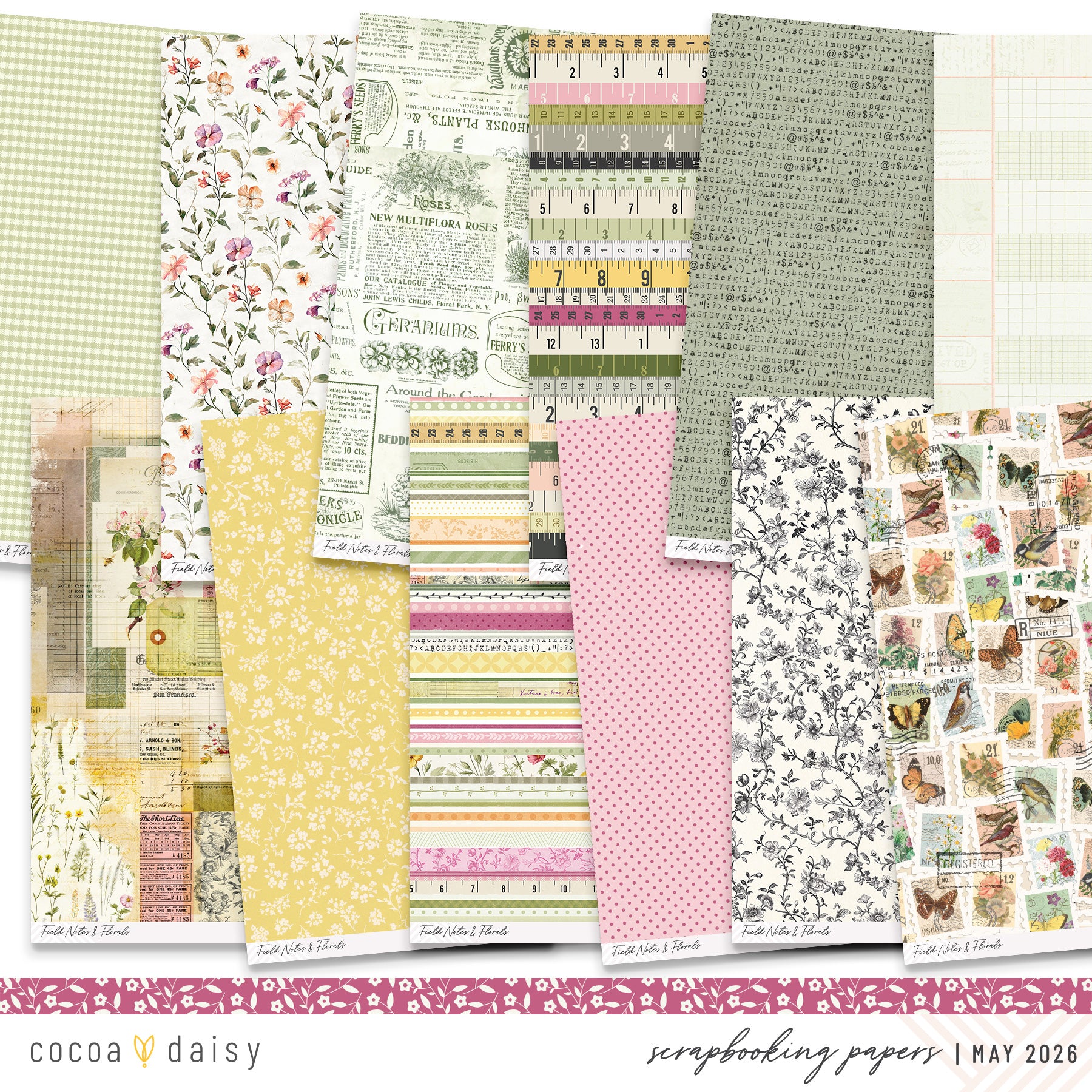 Scrapbooking Kit Subscription - Choose Your Add On - 1 month