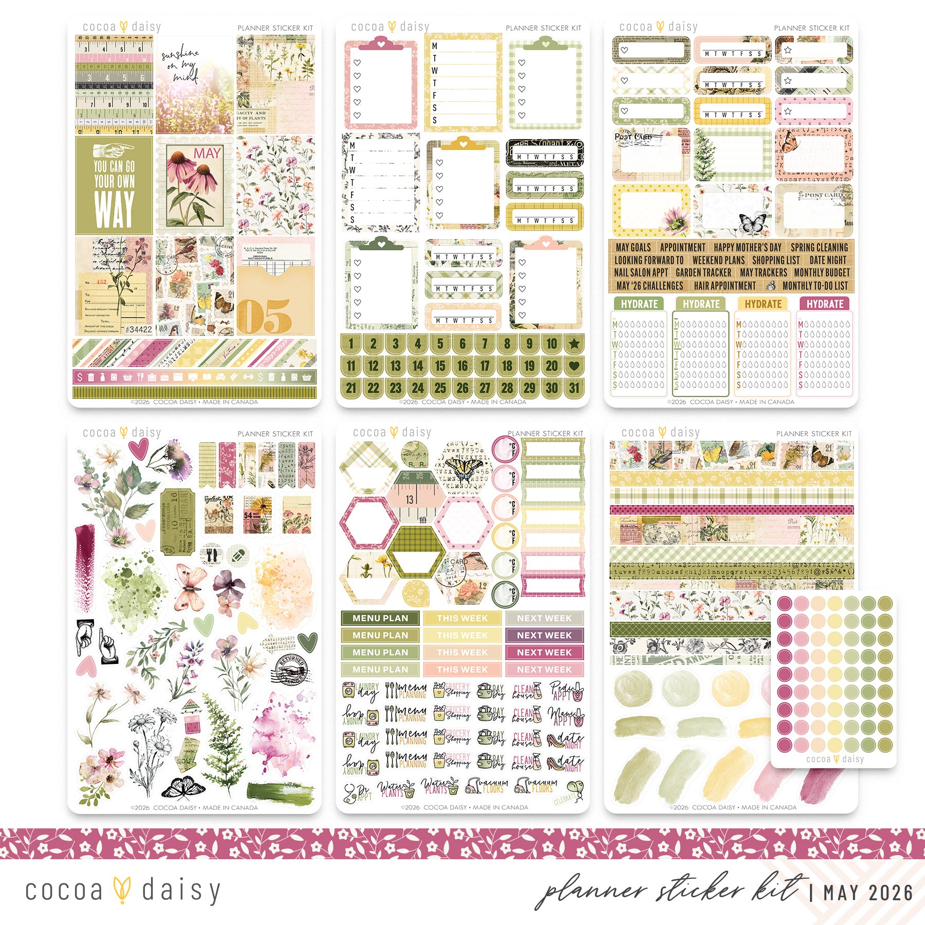 Planner Sticker Kit Subscription - 1 month
