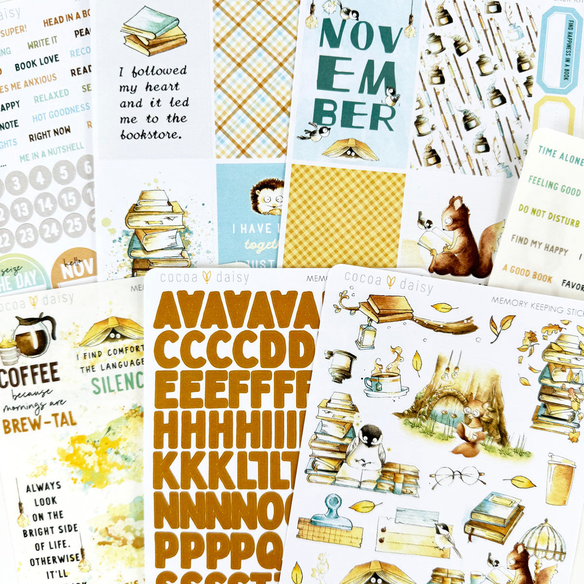 Chapters Memory Keeping Sticker Kit November 2024