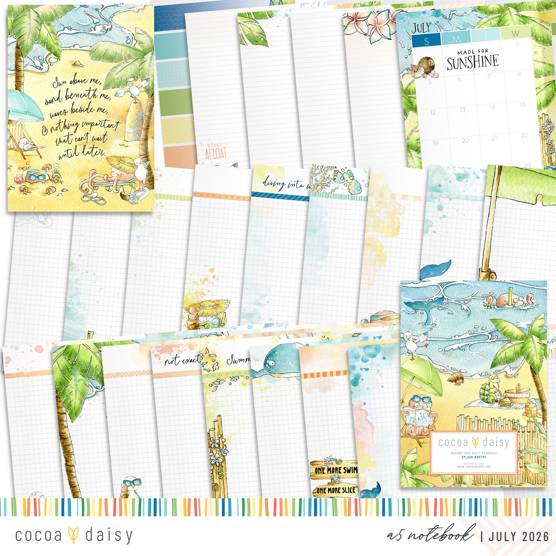 Insert or Notebook Only Subscription - Choose your size - 1 month