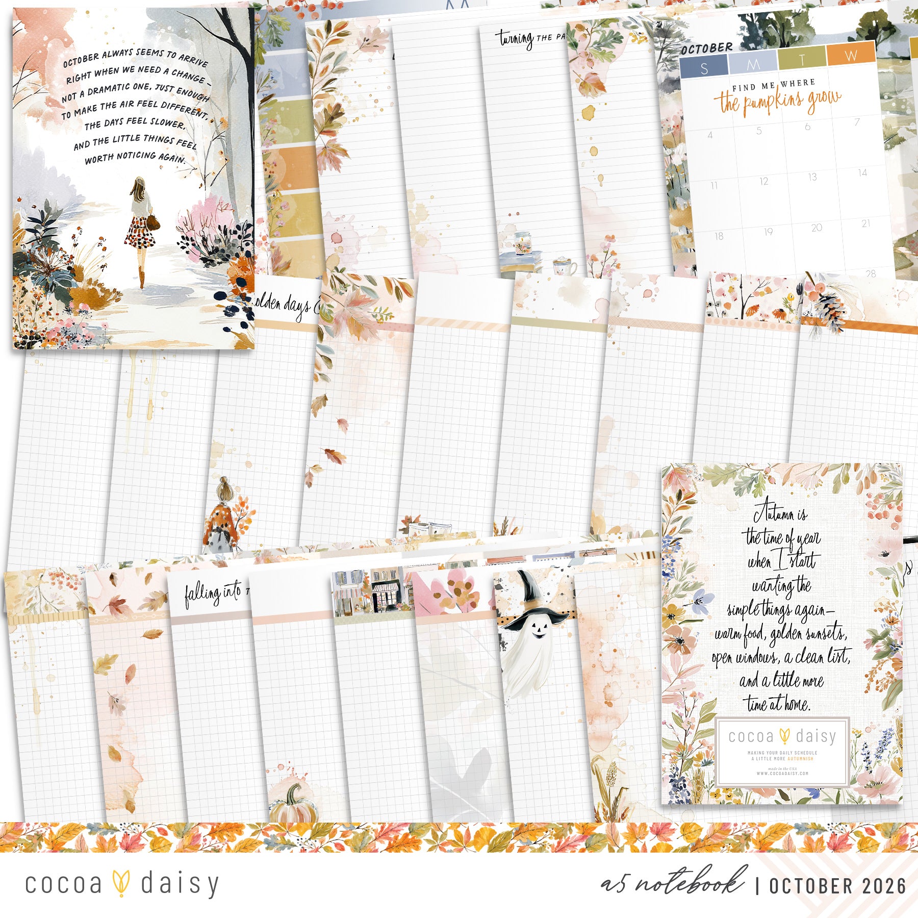Insert or Notebook Only Subscription - Choose your size - 1 month