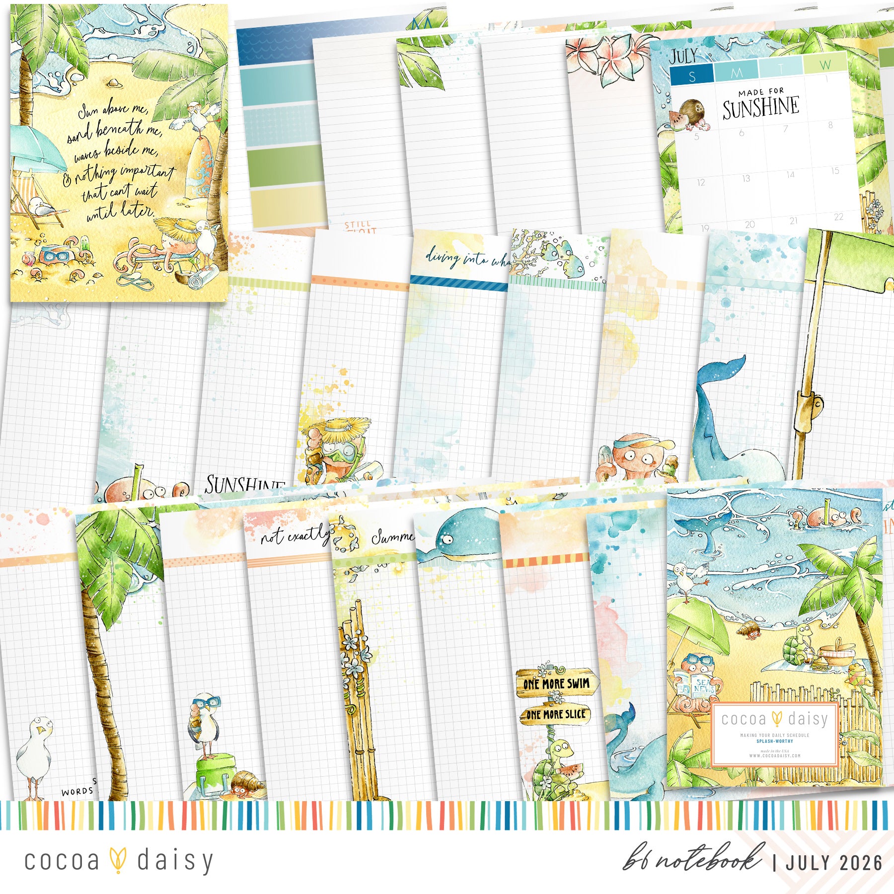 Insert or Notebook Only Subscription - Choose your size - 1 month