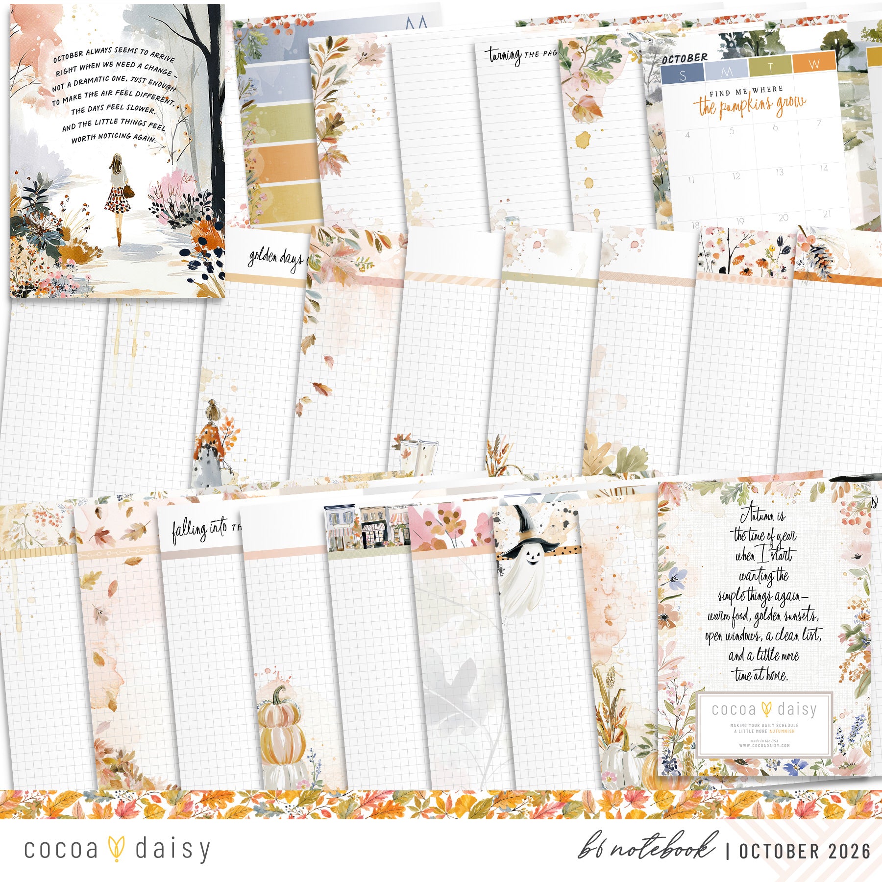 Insert or Notebook Only Subscription - Choose your size - 1 month