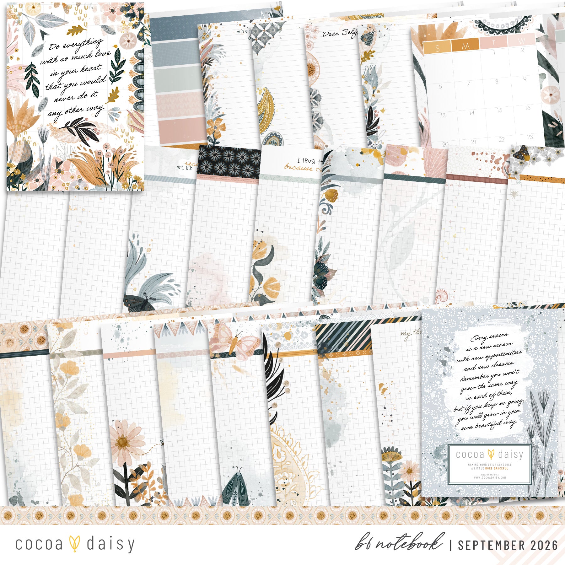 Insert or Notebook Only Subscription - Choose your size - 1 month