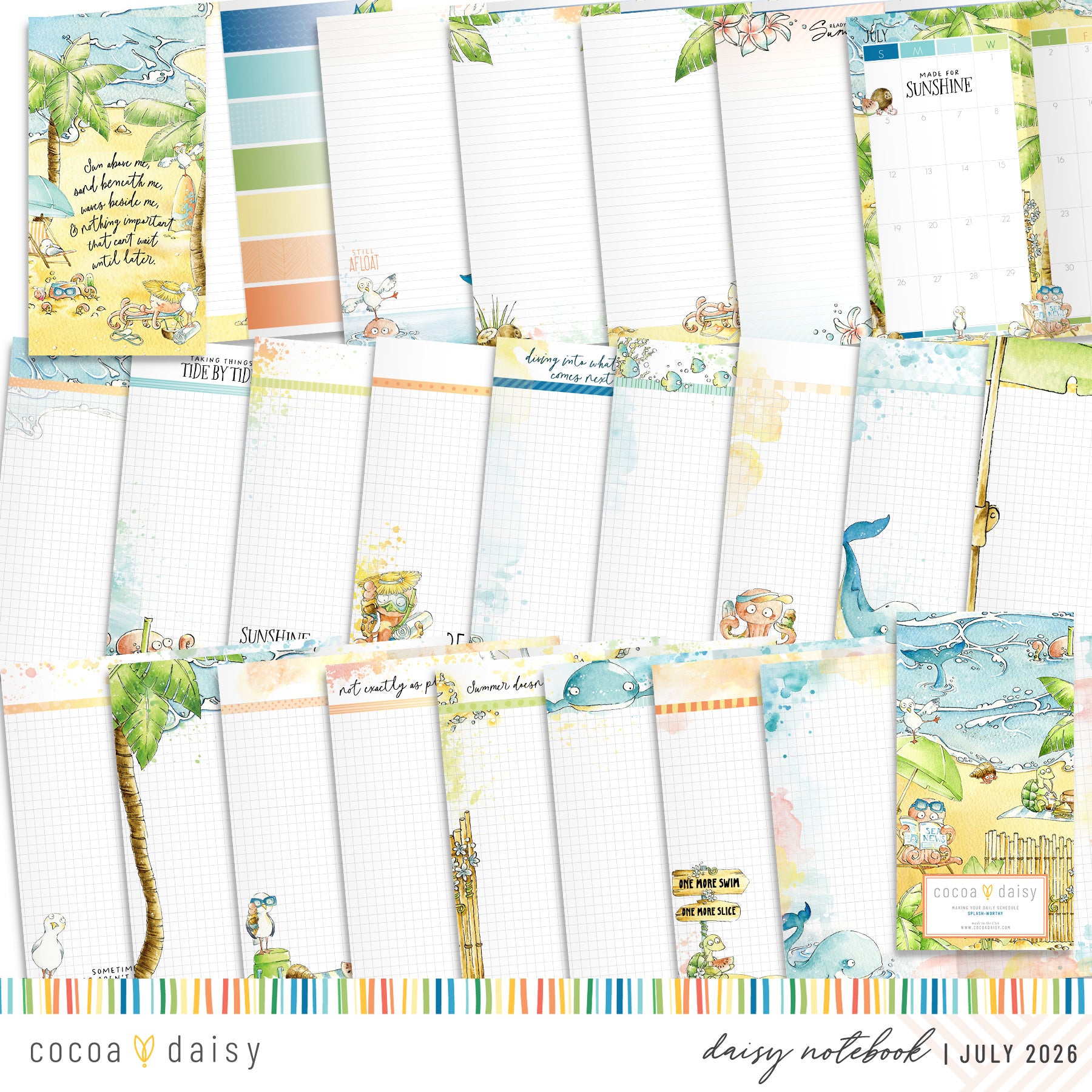 Insert or Notebook Only Subscription - Choose your size - 1 month