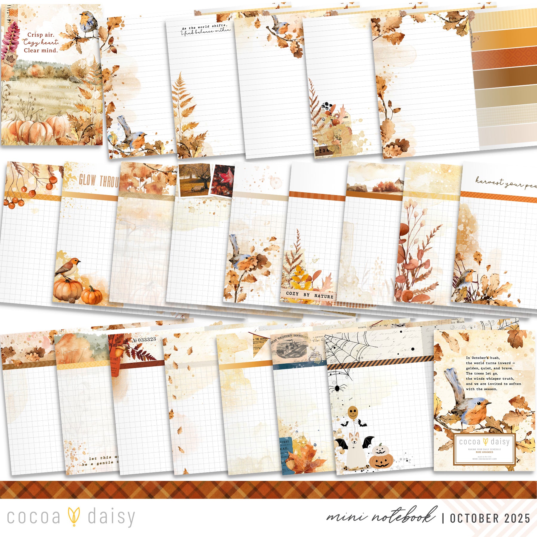 Insert or Notebook Only Subscription - Choose your size - 1 month