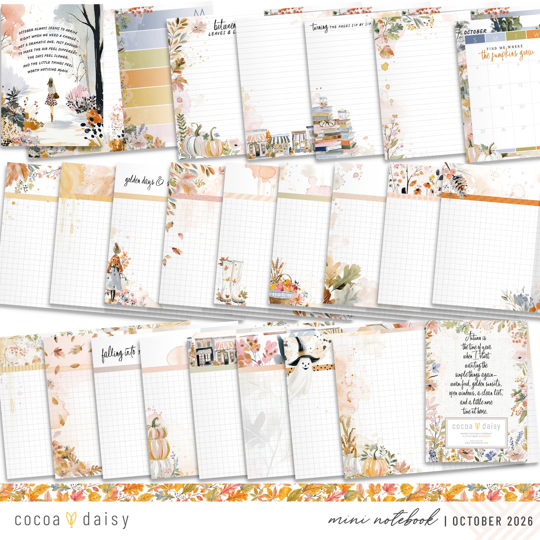 Insert or Notebook Only Subscription - Choose your size - 1 month