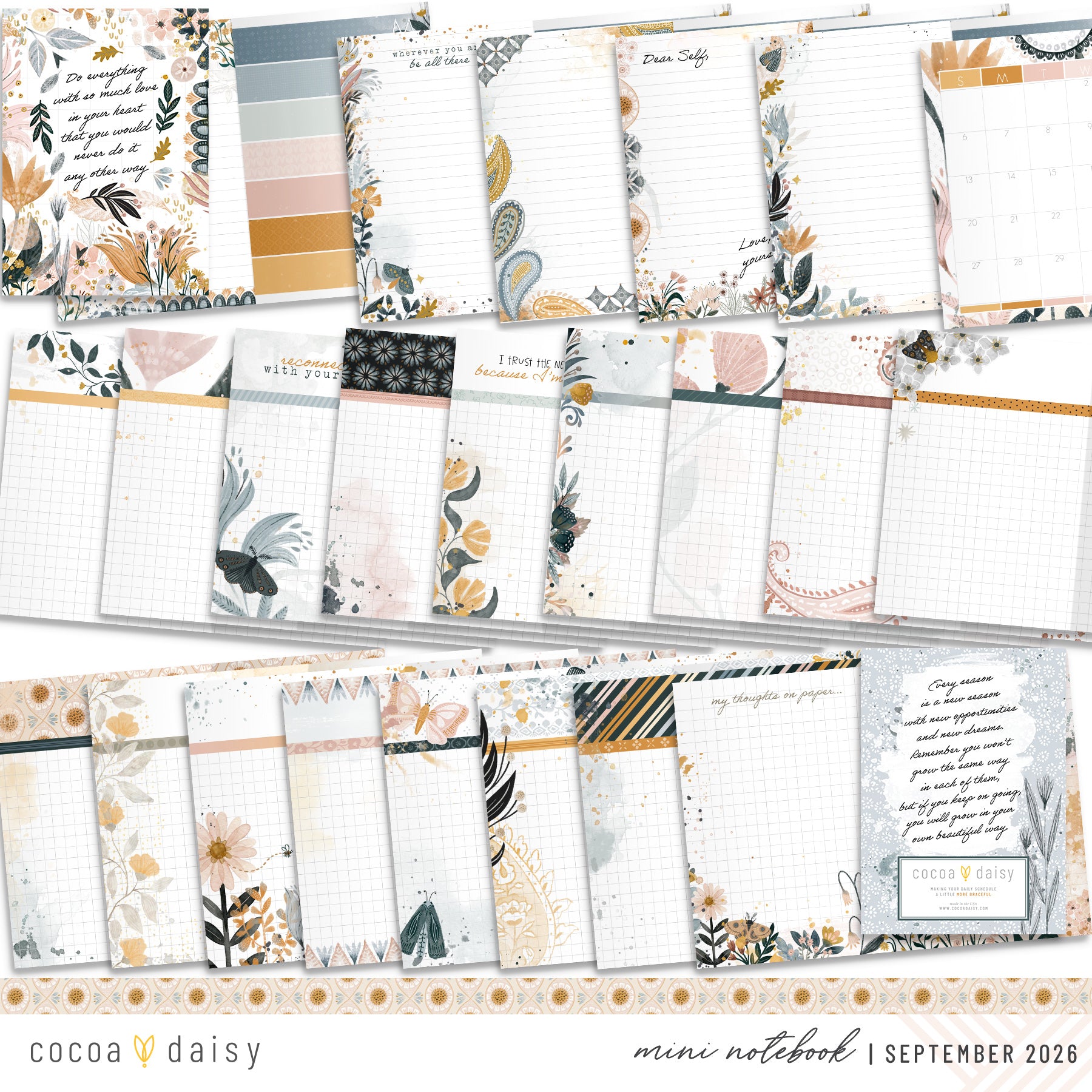 Insert or Notebook Only Subscription - Choose your size - 1 month