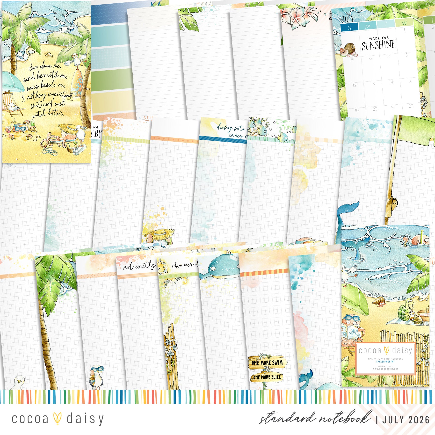 Insert or Notebook Only Subscription - Choose your size - 1 month