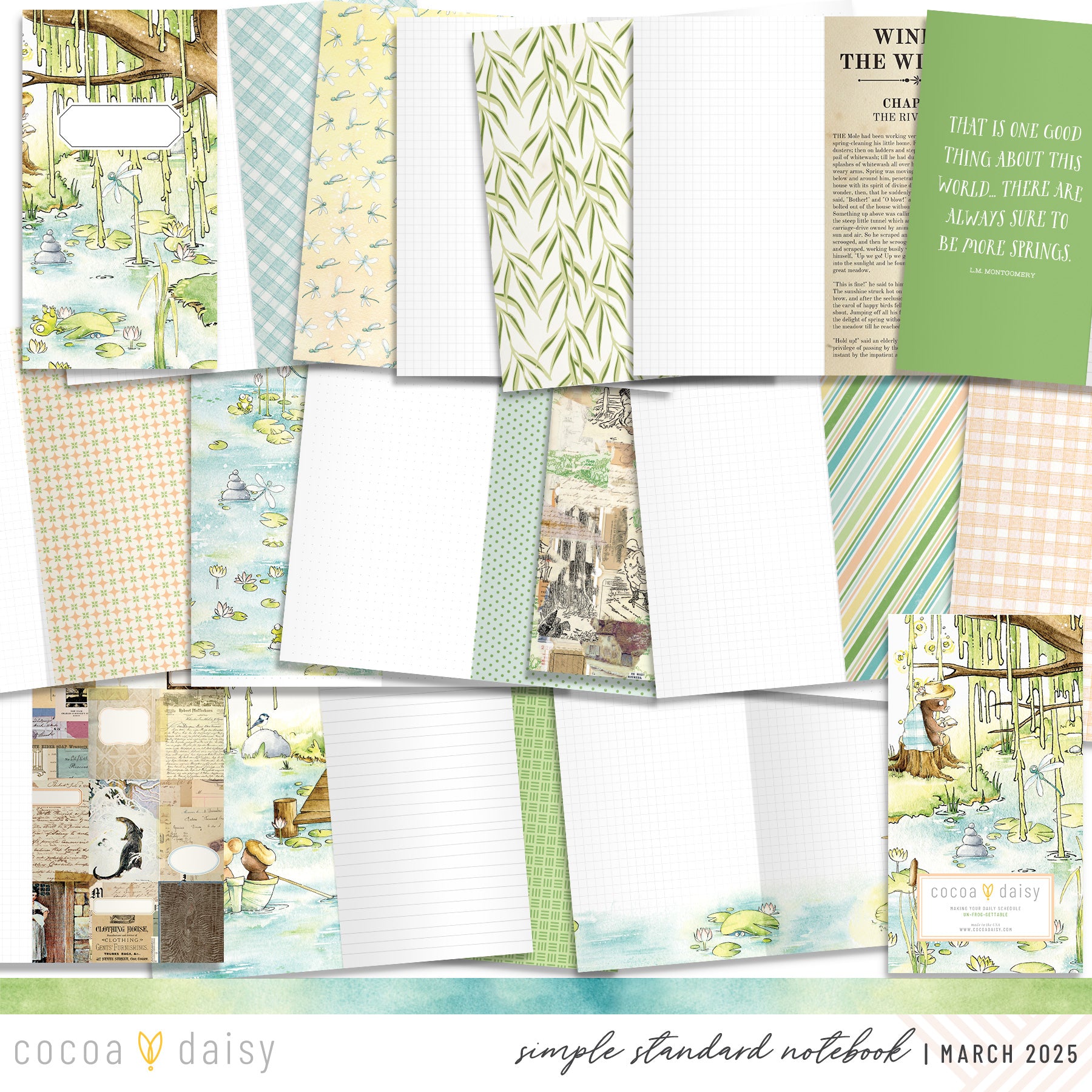 Willows Scrapbooking Kit - Choose Your Add On - March 2025