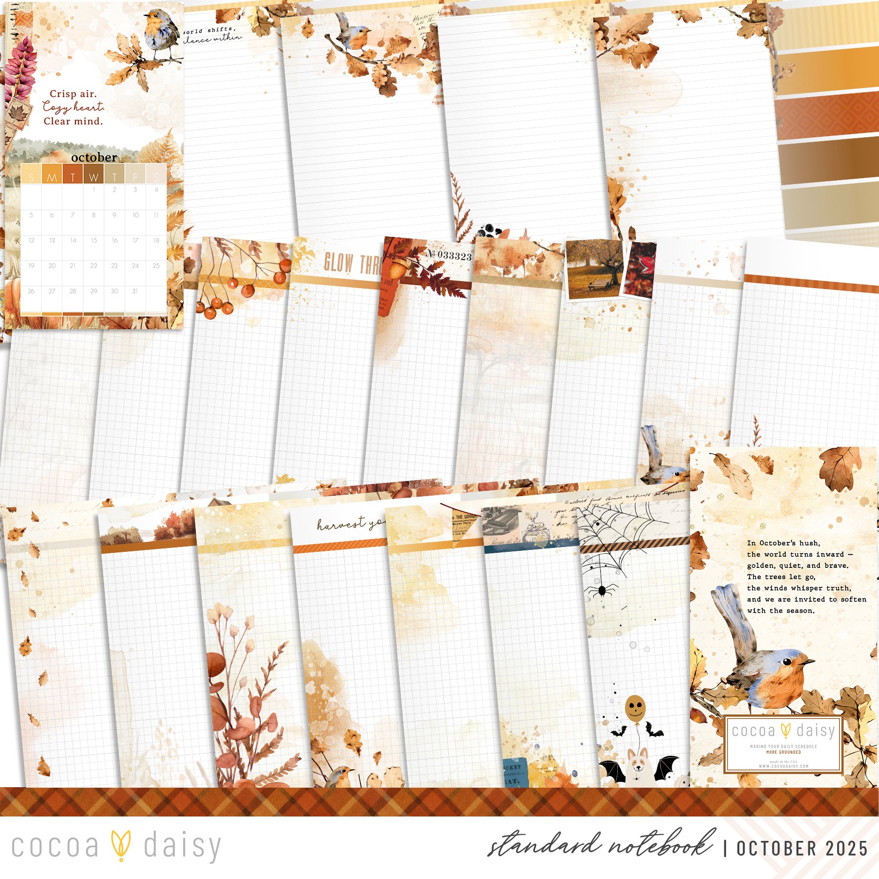 Insert or Notebook Only Subscription - Choose your size - 1 month
