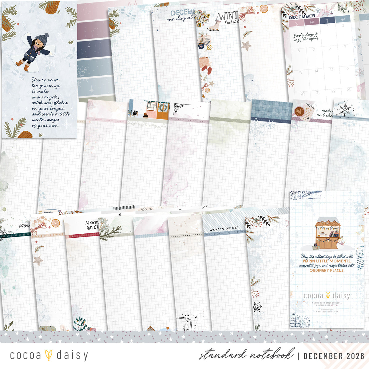 Insert or Notebook Only Subscription - Choose your size - 1 month